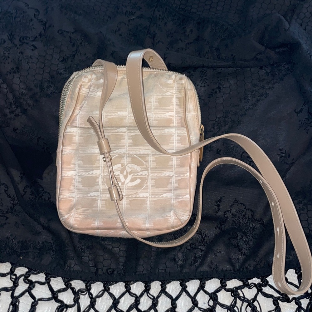 Chanel Travel line Canvas crossbody bag